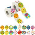 thumbnail image 1 of 1000 pegatinas adorables de feliz cumpleaños con forma de globo en 16 diseños con línea perforada versión ampliada (cada una mide 15 pulgadas de diámetro), 1 of 1