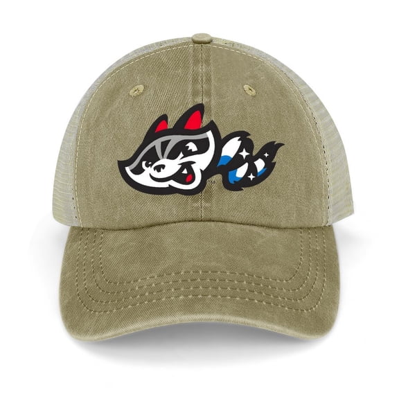 Trashed Panda Khaki Baseball Cap for Men Women, Adjustable Snapback Hats Trucker Hat