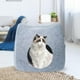 thumbnail image 5 of Cama acolchada para , camas extraíbles para para suministros para mascotas de interior con cremallera, tienda pequeña lavable para , Gris claro Colco Cueva de la cama del gato, 5 of 7