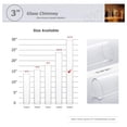 thumbnail image 3 of WIixle Candle Holder Sleeve, Wide 3", Height 30", Clear Glass Cylinder Candleholder, Chimney Tube, Open Ended Candle Shade, 1 Piece, 3 of 8