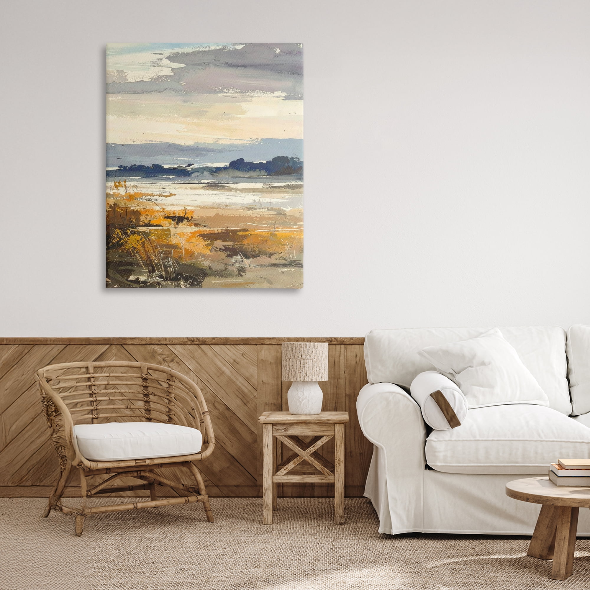 Stupell Industries Distant Horizon Abstract Canvas Wall Art, design by Alonza Saunders