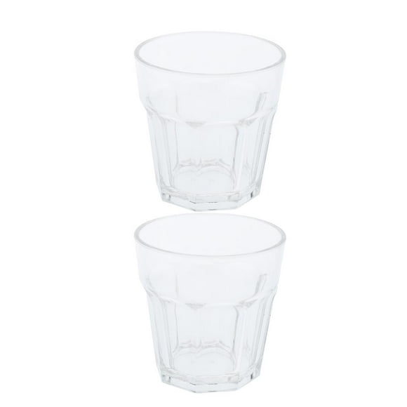 Taza Plástica Zulema Vaso de Acrílico 2x 210ml