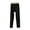 Black XL, variant on Men Pants Elastic Waist Double-Sided Brushed Thermal Insulation Long Johns Solid Color Mountaineering Vacation Travel Work School Bottoming Trousers