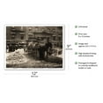 thumbnail image 2 of The Terminal, New York - Vintage B&W Photograph by Alfred Stieglitz c.1893 - Master Art Print (Unframed) 9in x 12in, 2 of 4