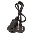 thumbnail image 3 of NEMA 5 15P Male to NEMA 5 15R Female Power Cord 1.6 Feet Heavy Duty Power Extension Cord for Electronics US Plug 125V, 3 of 5