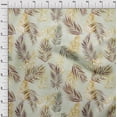 thumbnail image 4 of oneOone Velvet Light Green Fabric Tropical Leaf Sewing Craft Projects Fabric Prints By Yard 58 Inch Wide, 4 of 5