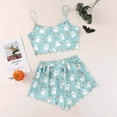 thumbnail image 5 of Hvot&aat Halloween Pajamas Sets for Women Pumpkin Ghost Print Camisole Tank Tops and Shorts Casual Holiday Funny Sleepwear, 5 of 5