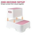 thumbnail image 6 of Ataucjin Toddler Step Stool for Bathroom Sink - 2 Step Stools for Kids,Double up Baby Child Toddler Stepping Stool for Potty Training, Kitchen, Bedroom, Toilet Step Stool for Kids (2 Pack, 6 of 6