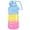 V6-128oz-Purple/Yellow/Pink Gradient, variant on Venture Pal Large 128 OZ Motivational Water Bottle with Straw & Time Marker
