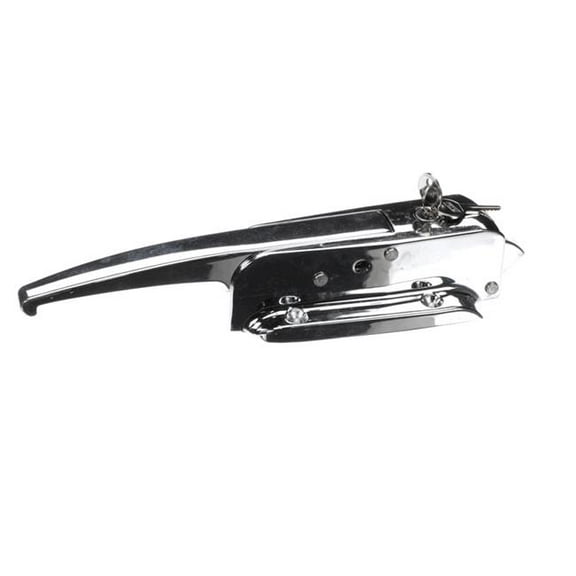 Kason 10078CL5020 Latch with Cylinder Lock & Keys - Polished Chrome