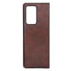 thumbnail image 2 of Funda de cuero para Samsung Galaxy Z Fold 2, anticaídas (marrón), 2 of 14