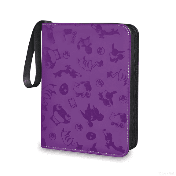 Premium Trading Card Binder Deluxe 4-Pocket Storage Album with 400 Capacity, Professional Card Organizer Book for Collectors, Durable Portfolio Sleeves for TCG Collections