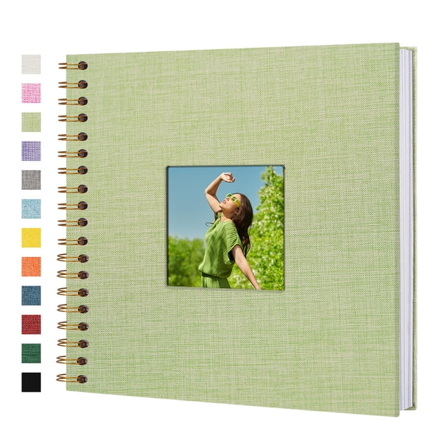Álbum de fotos Yopih, 25 x 25 cm, tapa dura, 80 páginas