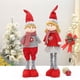 thumbnail image 5 of Adorno navideño telescópico de tela con muñecos de niño y niña para decoración, 5 of 6