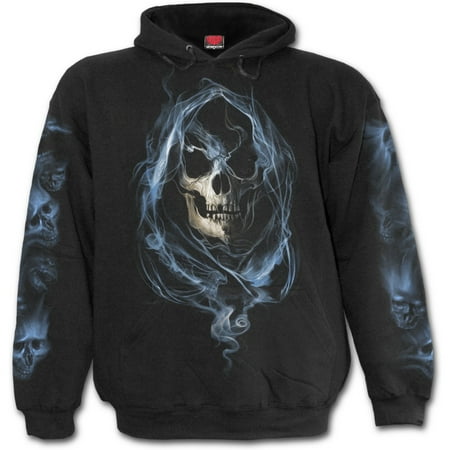 - Spiral Direct GHOST REAPER Fleece Hoody BlackReaper |Souls |Skulls |Death