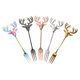 thumbnail image 5 of unbranded 5Ud Tenedores Para Postres Y Con Decorativo De Reno En Acero Inoxidable, 5 of 8