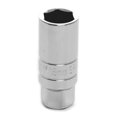 thumbnail image 1 of Performance Tool Spark Plug Socket W38168 3/8 Inch Drive; 18 Millimeter; Chrome Plated; Chrome Vanadium Alloy Steel, 1 of 3