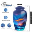 thumbnail image 2 of Mountain Funeral Urns For Human Ashes Adult Man - Small Memorial Urn For Ashes For Women - 1 Large & 4 Keepsake, Blue Cremation Urn For Mom And Dad - Burial Urns For Adult Male - 10 & 3 Inch, 2 of 7