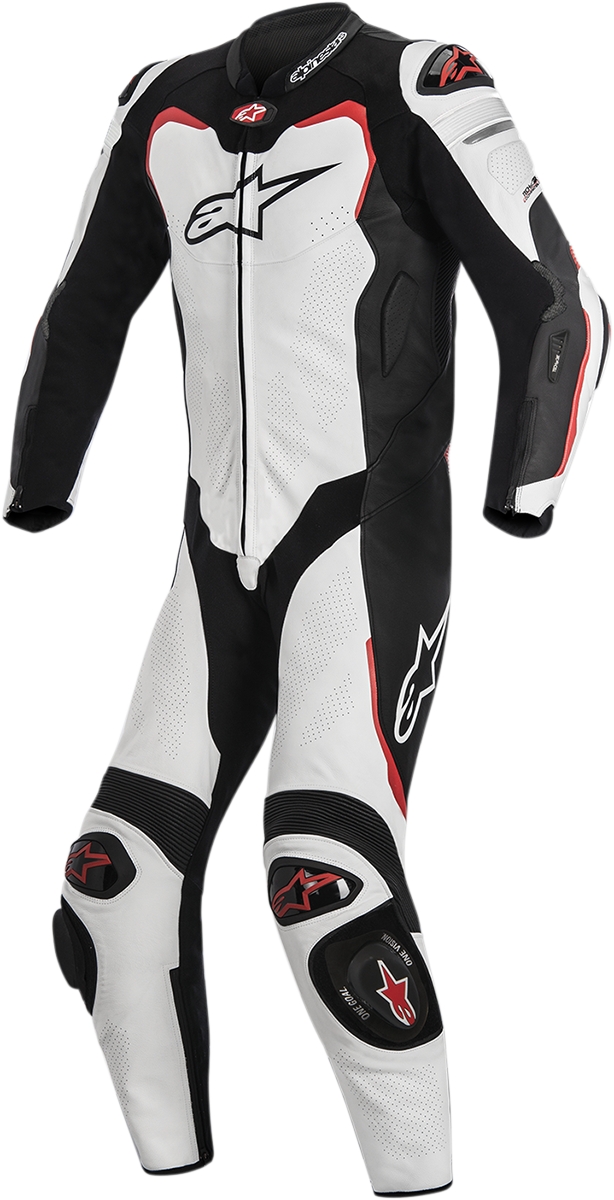 Alpinestars GP Pro One Piece Leather Suit for Tech-Air Race Black/White ...