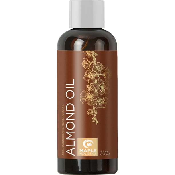 Cold Pressed Sweet Almond Oil for Hair Skin and Nails and Almond Body