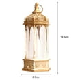 thumbnail image 4 of Citystores Wind Lantern Six Corners Beautiful Lighting Vintage Christmas LED Candle Lantern Courtyard Decoration, 4 of 8