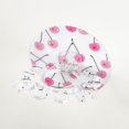 thumbnail image 5 of Toothbrush Holder Stand Storage Rack Toothpaste Holder Bathroom Wall Mounted Multi Slot Cherry, 5 of 6