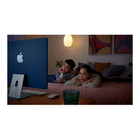 iMac 24" with Retina 4.5K display All-In-One - Apple M1 - 8GB Memory - 256GB SSD - Blue