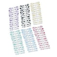 thumbnail image 7 of 144Pcs Press on Nails, Fake Nails, Long Press on Nails Detachable Multiple False Nails Colorful Manicure Full Cover Stick, False Nails Pack Kit for Weddings, Proms, Multi-Color, 7 of 7
