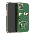 thumbnail image 2 of Funda de teléfono con soporte oculto y espejo HelloKitty para iPhone 14/13 Pro Max, 2 of 4