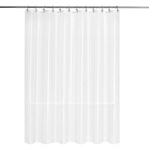 Clear PEVA Shower Curtain Liner, Standard Size 72 Inch, Waterproof Lightweight Bathroom Liner with 3 Bottom Magnets & Rustproof Metal Grommets