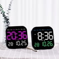 thumbnail image 2 of fastboy Wall Clock Remote Control Temperature Date LED Digital Unique Style Electronic Table Clock Led Clock Orange, 2 of 6