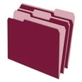 thumbnail image 3 of Pendaflex Interior File Folders 1/3 Cut Top Tab Letter Burgundy 100/Box 421013BUR, 3 of 4
