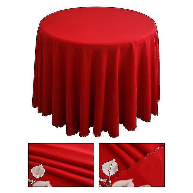 Waterproof Microfiber Tablecloths, Round Tablecloths For Outdoor And Interior Trim Cloth Hk