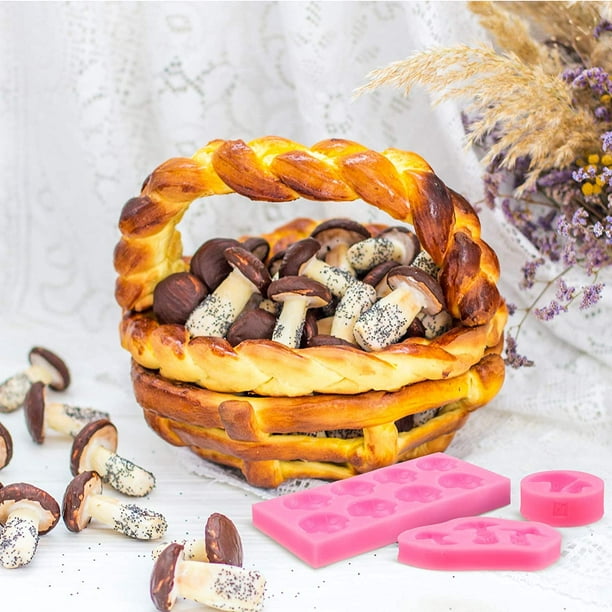 Moule à chocolat en silicone 3D 16 formes Moule antiadhésif de bonbons,  moules de gâteaux de