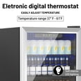 thumbnail image 4 of Refrigerador de bebidas DollarDash Compact 70 latas/37 L con puerta de vidrio, 4 of 7