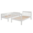 thumbnail image 3 of Bellemave Twin over Twin Bunk Bed with Stairs, Solid Wood Bunk Bed with Storage Drawers for Teens, Adults (White), 3 of 11