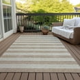 thumbnail image 6 of Addison Rugs Chantille Indoor/Outdoor Transitional Stripes Beige Washable Rectangle Rug, 8' x 10', 6 of 6