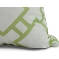 thumbnail image 2 of 26 x 26 inch, Square in St. Louis Geometric Print Pillow, Green, 2 of 2