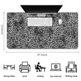 thumbnail image 5 of Long Mouse Pads for Desk,Black and Tan Leopard Print Desk Mats on Top Of Desks, Desk Mouse Pad Extra Large with 3mm Non-Slip Base and Stitched Edge for Gaming,Office,Work,Home 47.3"x23.6", 5 of 6