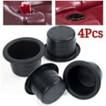 thumbnail image 1 of Plastic Black Cup Water Drink Holder Recessed For RV Car Marine Boat Trailer, 1 of 1