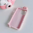 thumbnail image 6 of Cute Phone Case Compatible with iPhone 11, Silicone Camera Lens Protector Cover 3D Retro Kawaii Protective Phone Cases Cover (Pig, iPhone 11), 6 of 13