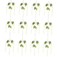 thumbnail image 3 of 12 piezas de flores de glicina artificiales densas de color blanco cremoso colgantes de glicina falsa para decoración de bodas, jardines y fiestas, 3 of 12