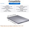 thumbnail image 2 of Funda para portátil CCPK de 11,6 pulgadas compatible con MacBook Air de 12 pulgadas, 2 of 9