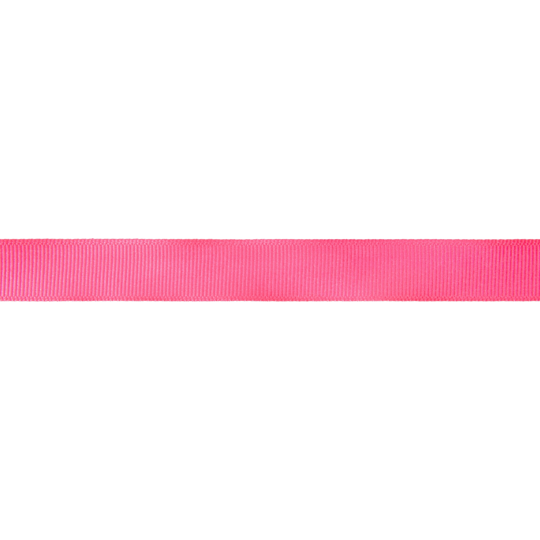Offray grosgrain shock pink 5/8in x 21 ft ribbon, for sewing, crafts and gifting