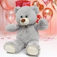 thumbnail image 4 of MorisMos Giant Teddy Bear 35.4'' Giant Stuffed Animal Big Bear Plush Toy, 4 of 7