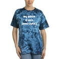 thumbnail image 1 of My Brain Is Song Lyrics Tie Dye Crystal Women -Smartprints Designs, Female Medium, 1 of 2