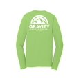 thumbnail image 2 of Gravity Outdoor Co. Chemise à Manches Longues Performance - Lime - Logo Blanc - TG, 2 of 2