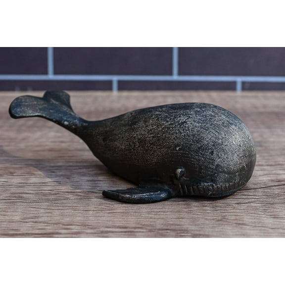 Rustic Cast Iron Nautical Marine Sperm Whale Soda Beer Hand Bottle Cap Opener