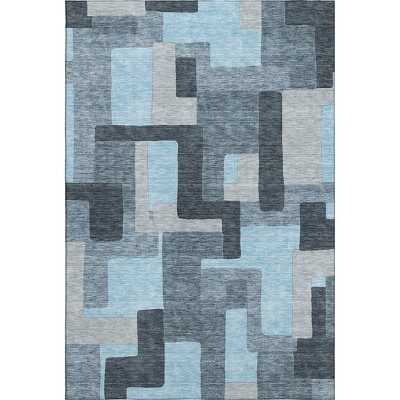 Dalyn Rugs Premium Machine Washable Mayfield AMF955 Sky 10' x 14' Rug