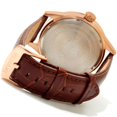 thumbnail image 3 of Invicta Men's 12199 Vintage Brown Dial Brown Leather Strap Rose Gold Tone Stainless Steel Watch, 3 of 4